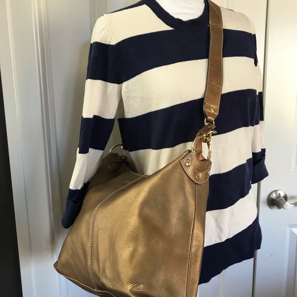 Nine West bronzy gold purse